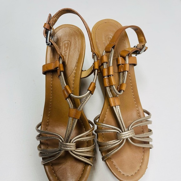 Coach womens wedges size Georgina size 7.5 - Picture 3 of 9